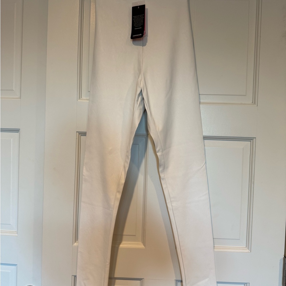 Commando White Faux Leather Leggings NWT